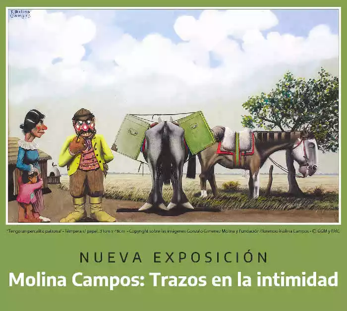 Molina Campos llega con Trazos e Intimidad