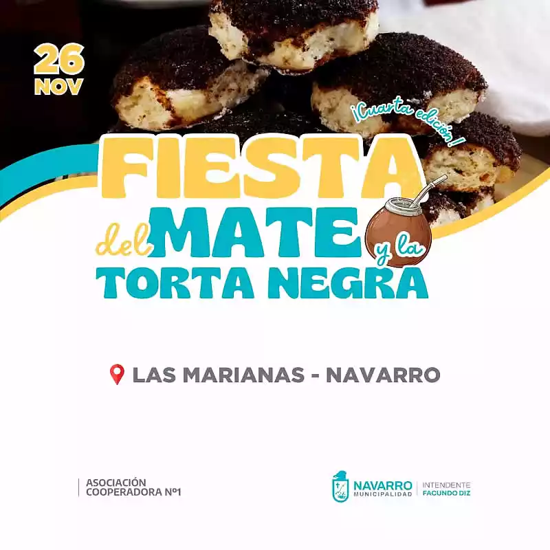 Se viene la Fiesta del Mate y la Torta Negra 