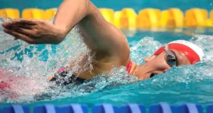 Silvia Borgini arrasó en el Sudamericano de natación