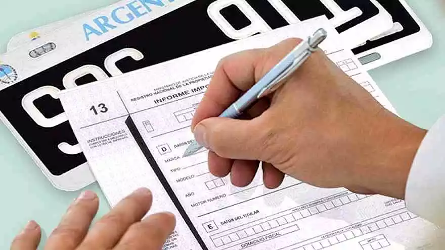 Buscarían intervenir todos los registros automotores del país 1 Formularios en los registros automotores
