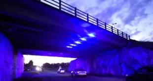 Iluminación en puentes del Acceso Oeste